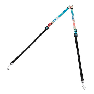 Adjustable Dual Dog Bungee Leash Coupler