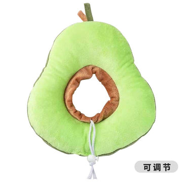 Adjustable Fruit-Shaped Cat Recovery Collar – Soft & Comfortable Elizabethan Cone