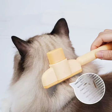 Self-Cleaning Pet Grooming Brush