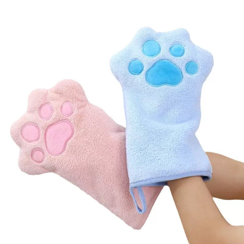 Ultra-Soft Microfiber Pet Towel Glove – Quick-Dry & Super Absorbent