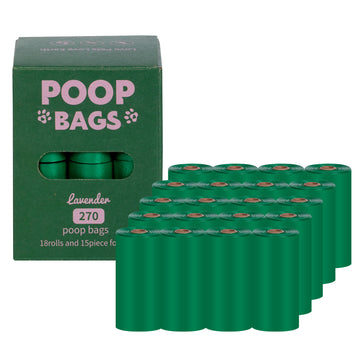 Eco-Friendly Dog Waste Bags – Leak-Proof, Lavender Scented, Extra Strong