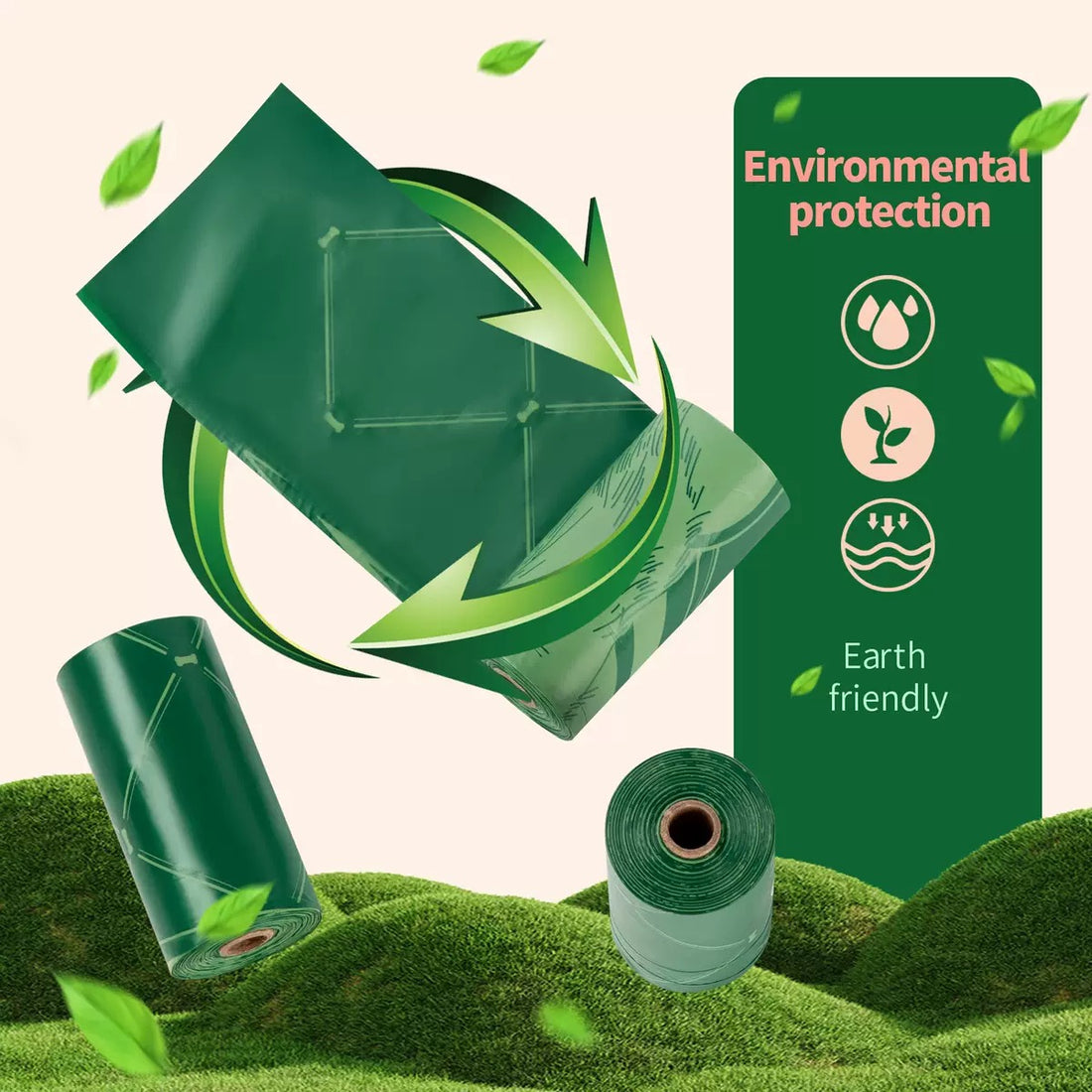 Eco-Friendly Dog Waste Bags – Leak-Proof, Lavender Scented, Extra Strong