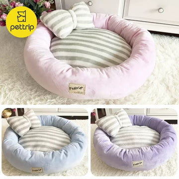 Cozy Plush Pet Bed | Warm, Comfortable & Perfect for Small Dogs & Cats