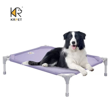 Elevated Cooling Pet Bed | Breathable, Lightweight & Portable Design