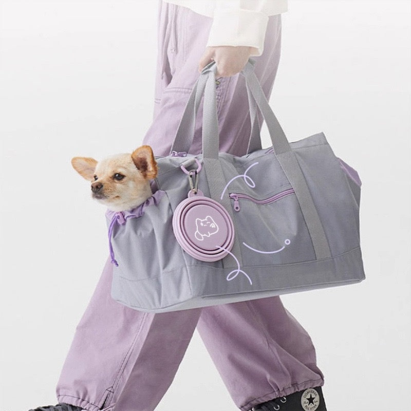 350ml Collapsible Silicone Pet Bowl – Portable Travel Dog & Cat Water Bowl with Carabiner, Lightweight & BPA-Free