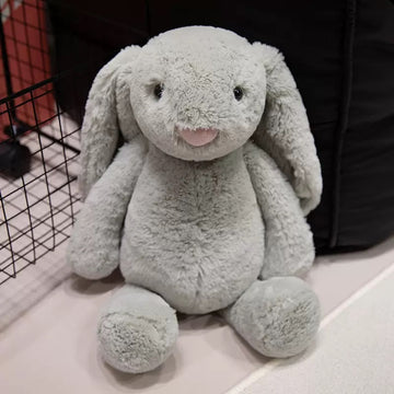 Fluffy Stuffed Bunny – Long-Eared Rabbit Plush Toy For Dog