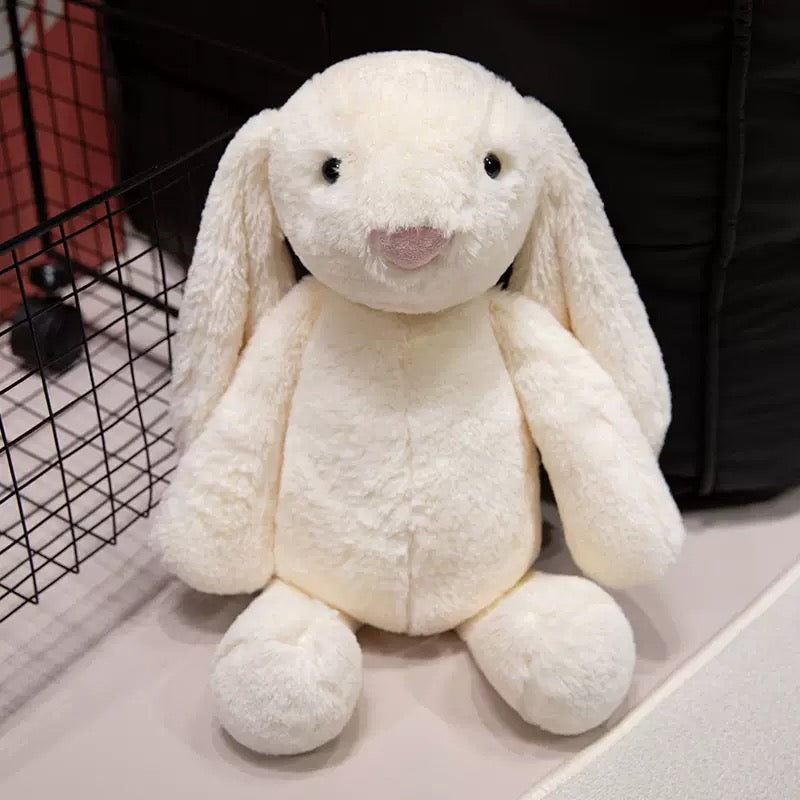 Fluffy Stuffed Bunny – Long-Eared Rabbit Plush Toy For Dog